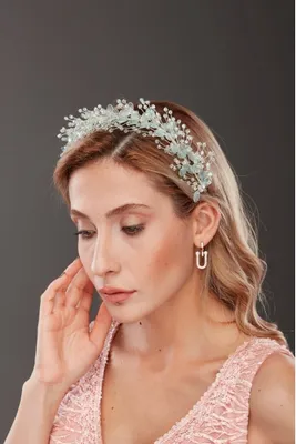MINT ENAMEL BRIDAL CROWN