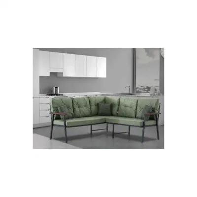 METAL GARDEN BALCONY TERRACE CHAT SITTING SET CORNER SET