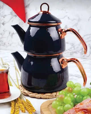 Kare Saplı Çaydanlık