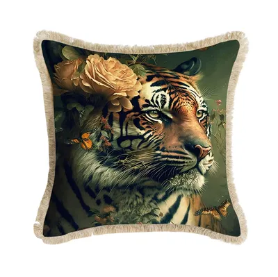 Decorative Pillow 43x43 cm – Tiger Print