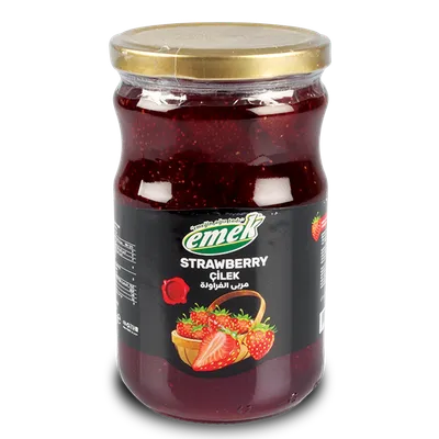 Strawberry Jam – Glass Jar, Black Label