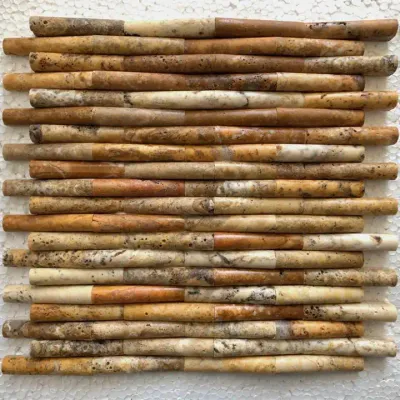Scabos Bamboo Stone Wholesale Stone Marble Hot Sale Travertine Pool Coping Luxury From Turkey Bamboo Stone