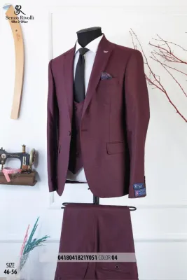 Men Suits 3 Pieces Busines Formal