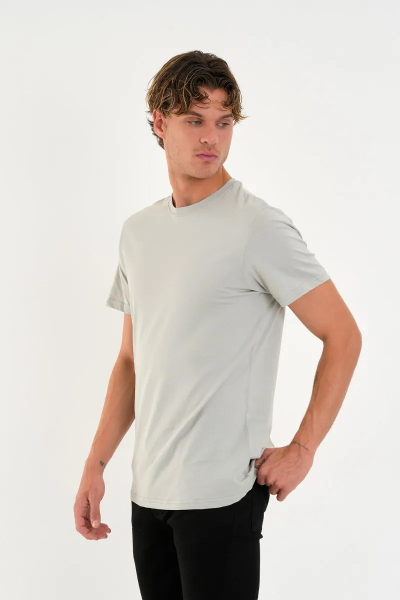 100% Cotton Slim Fit Crew Neck Basic T-Shirt — picture 5