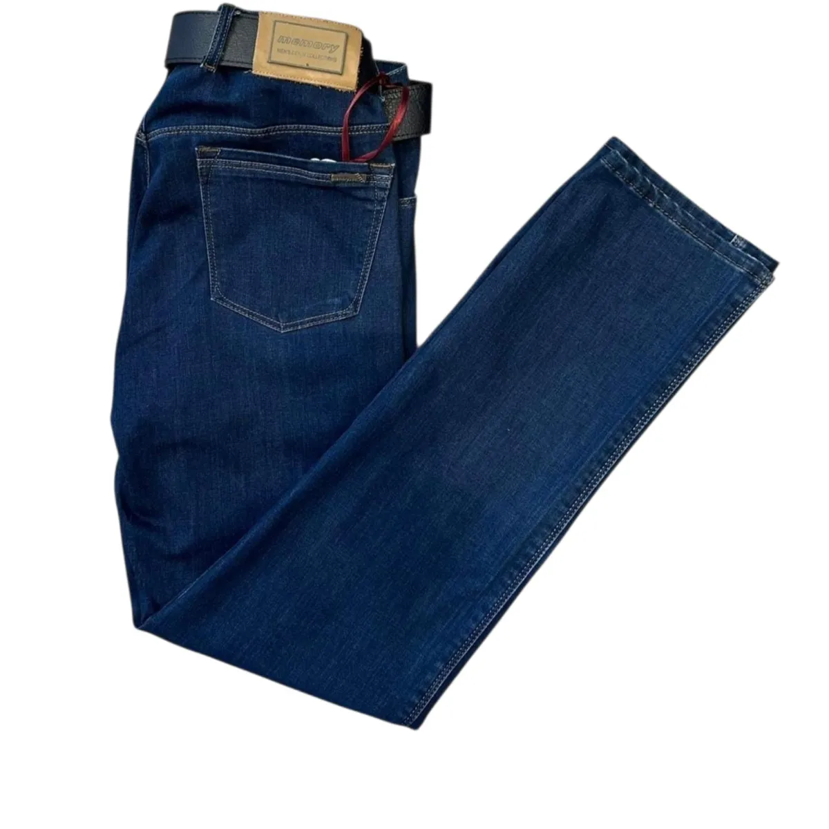 Men's Regular Fit Jeans – Dark Rinse and Navy — picture 3