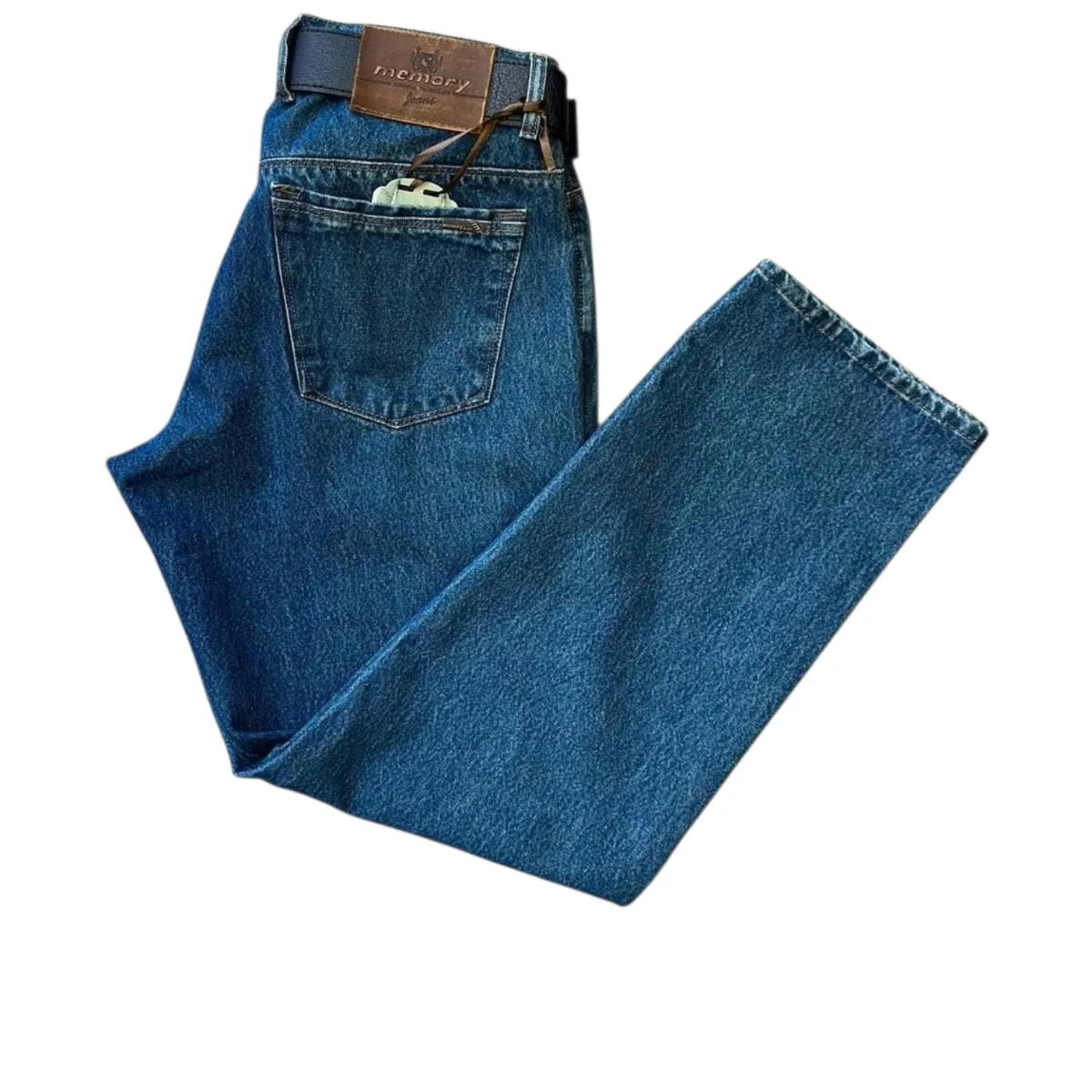 Men's Regular Fit Jeans – Dark and Mid Blue Wash — picture 3