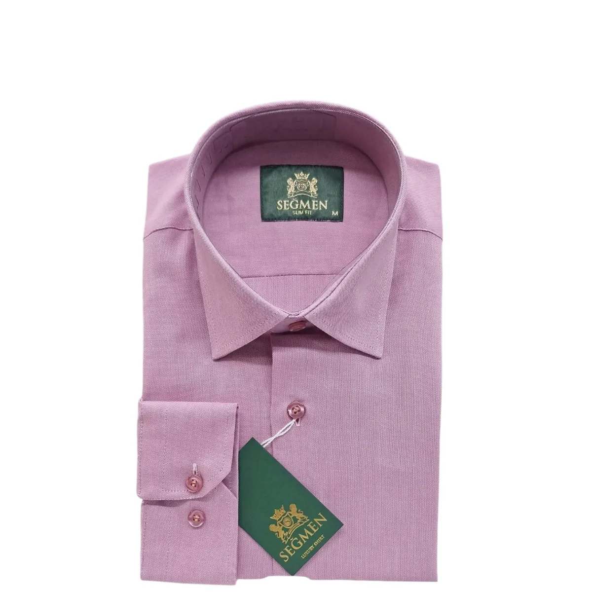 Cotton Slim Fit Long Sleeve Shirts — picture 5