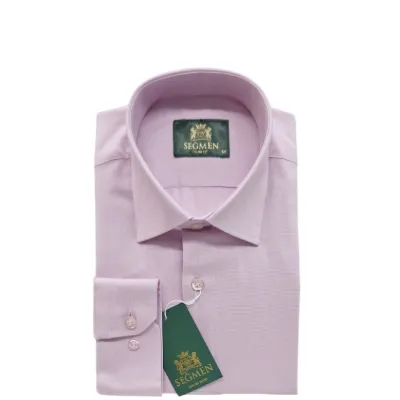 Men's Slim Fit Long Sleeve Shirt – Pastel Colours