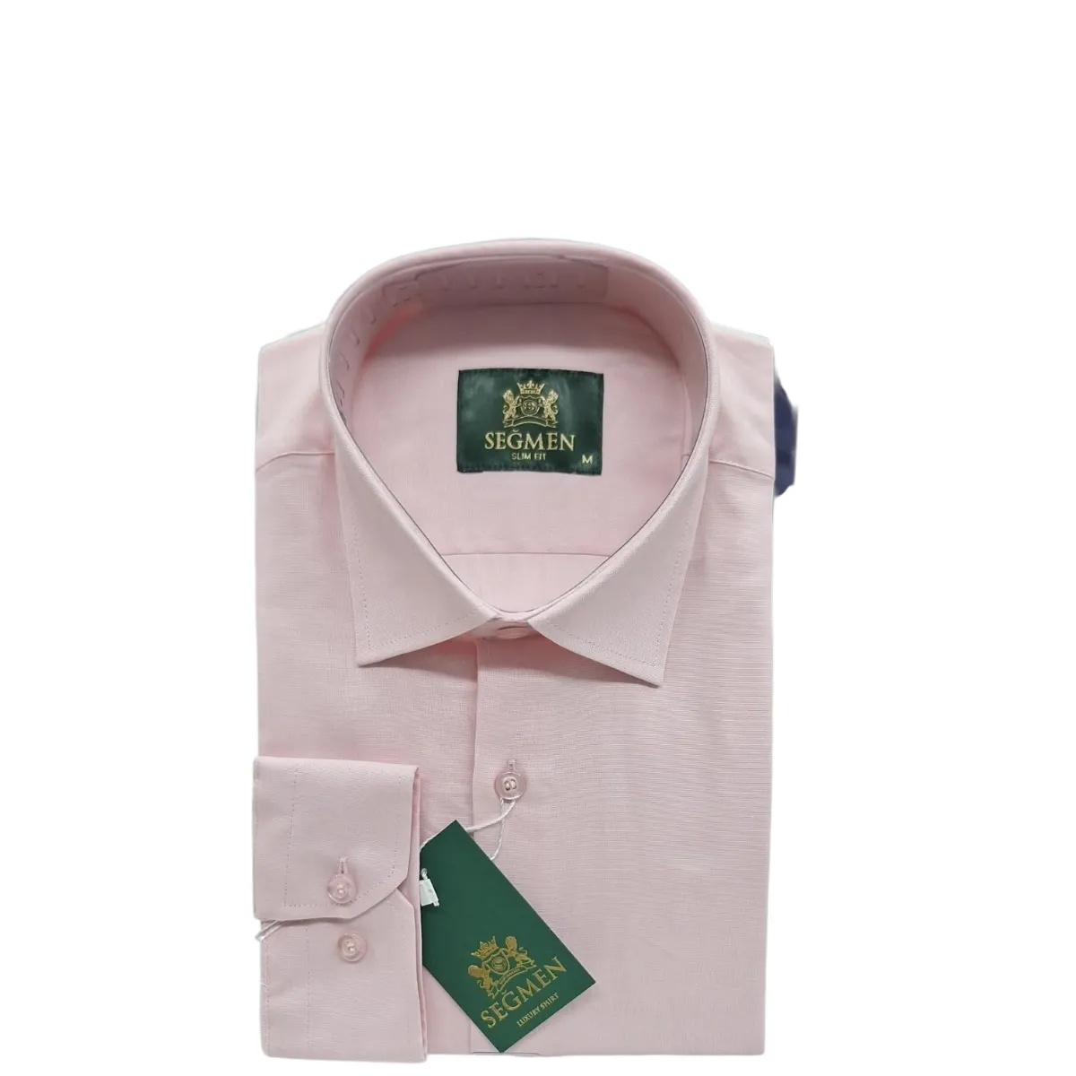 Cotton Slim Fit Long Sleeve Shirts — picture 2